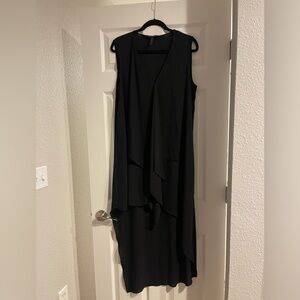 BCBGMAXAZRIA Tara Cascade Essential Ruffle Dress
